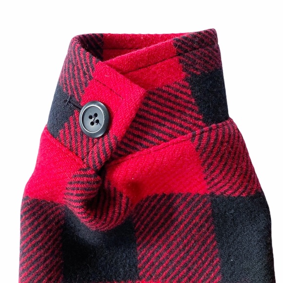 Pendleton Red Buffalo Check Wool Jacket | LARGE - Picture 6 of 12
